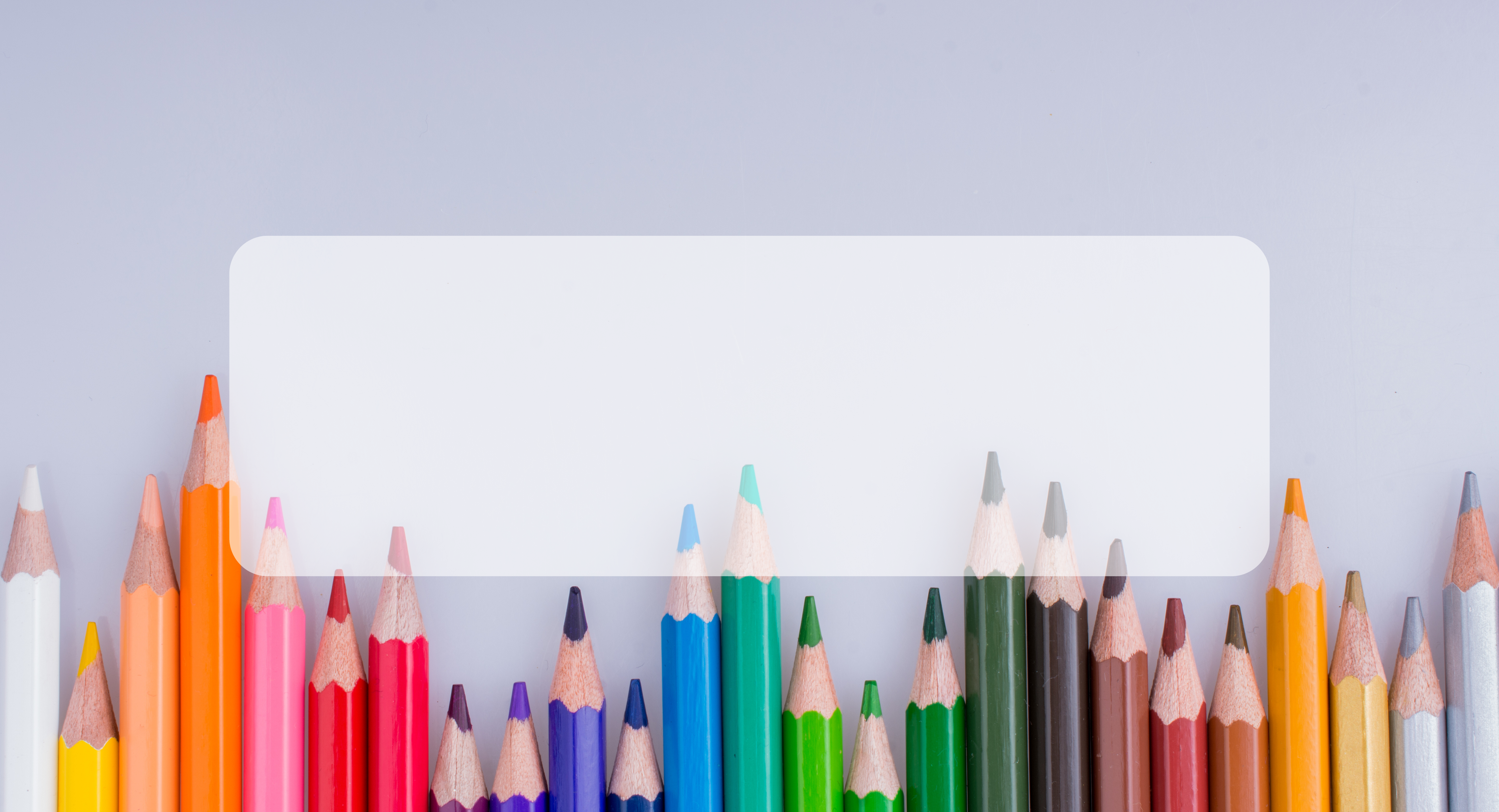 row of colored pencils on course header image