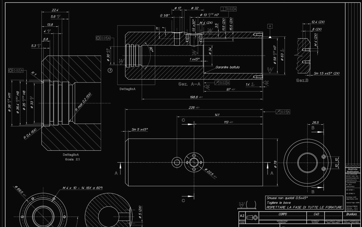 Corso Lettura Disegno Meccanico Tecnico