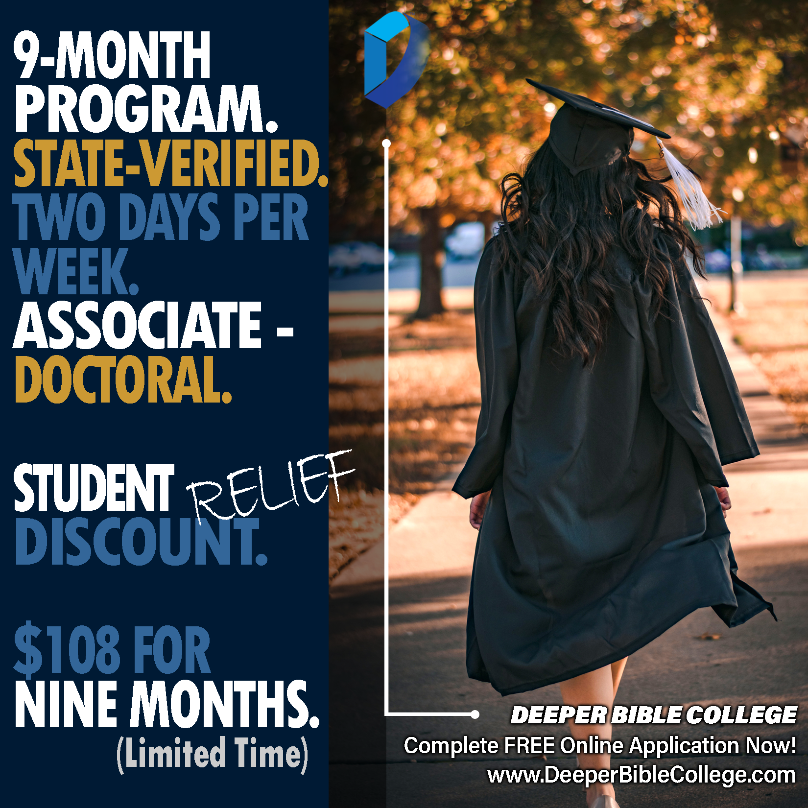 DEEPER BIBLE COLLEGE - DEGREE