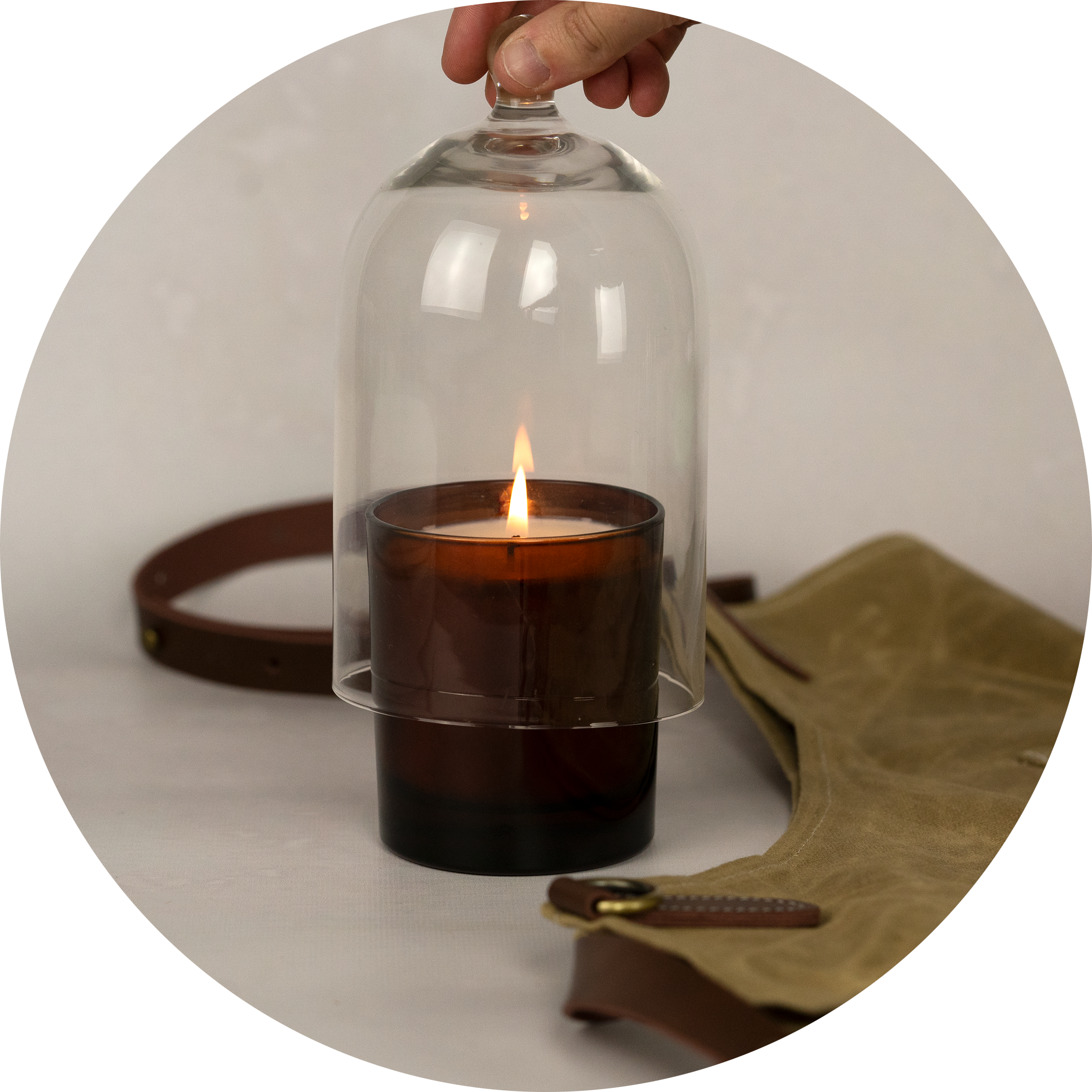 Candle with Cloche - candle making course