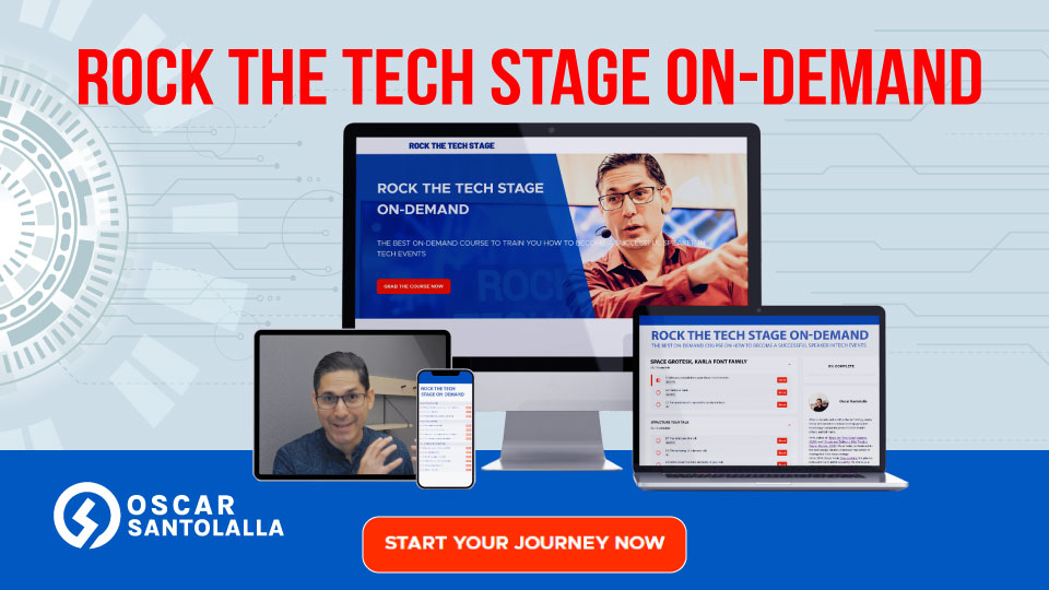Tips on how to give great tech talks - Rock the Tech Stage on demand