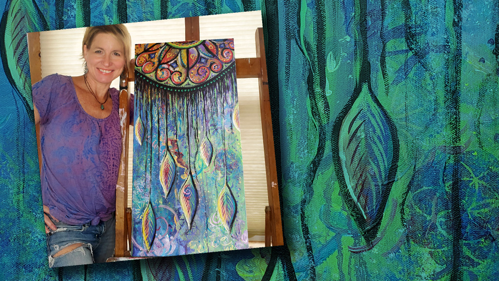 Paint and Be a Dreamcatcher on Zoom