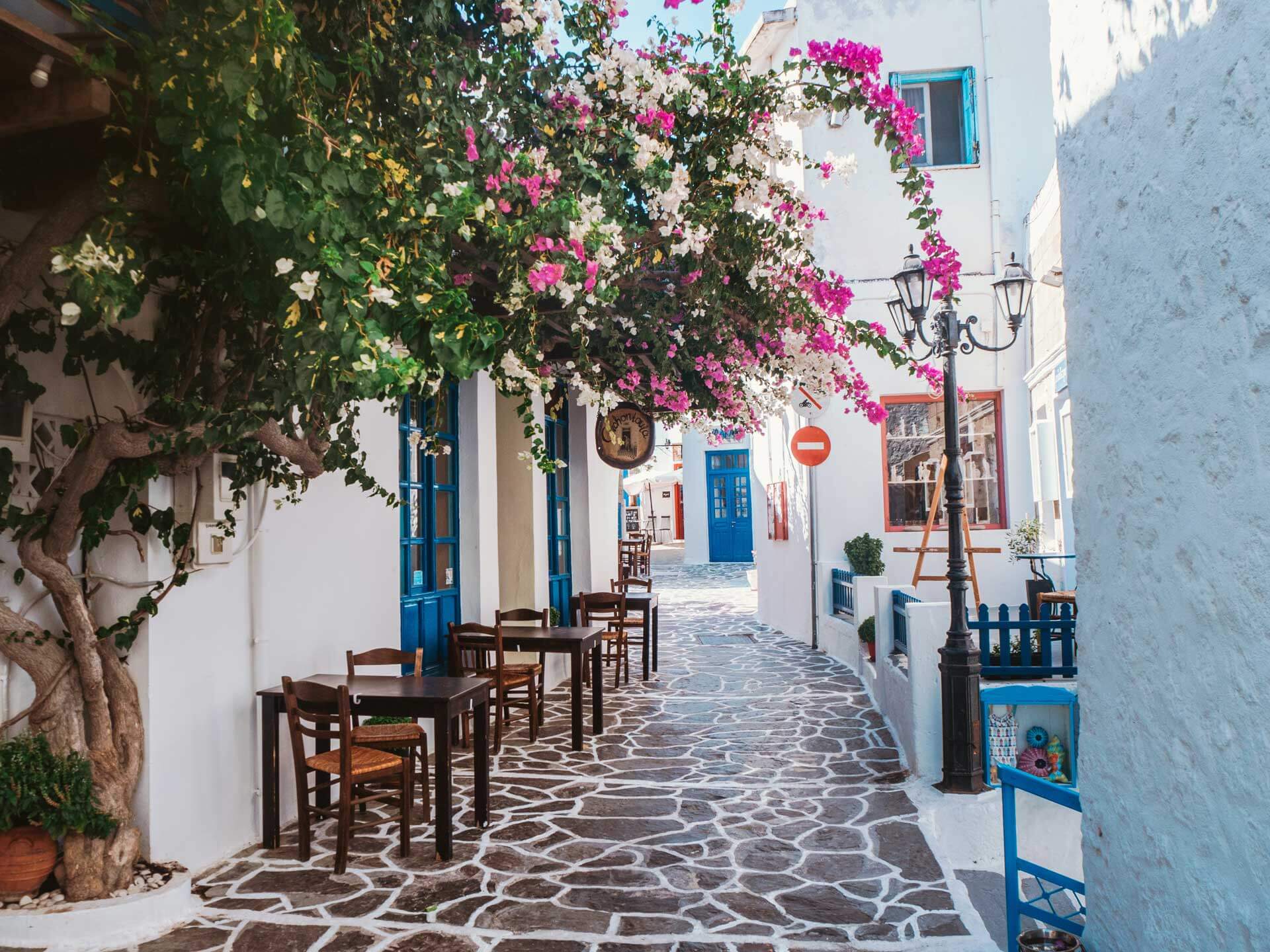 Milos Greece Street