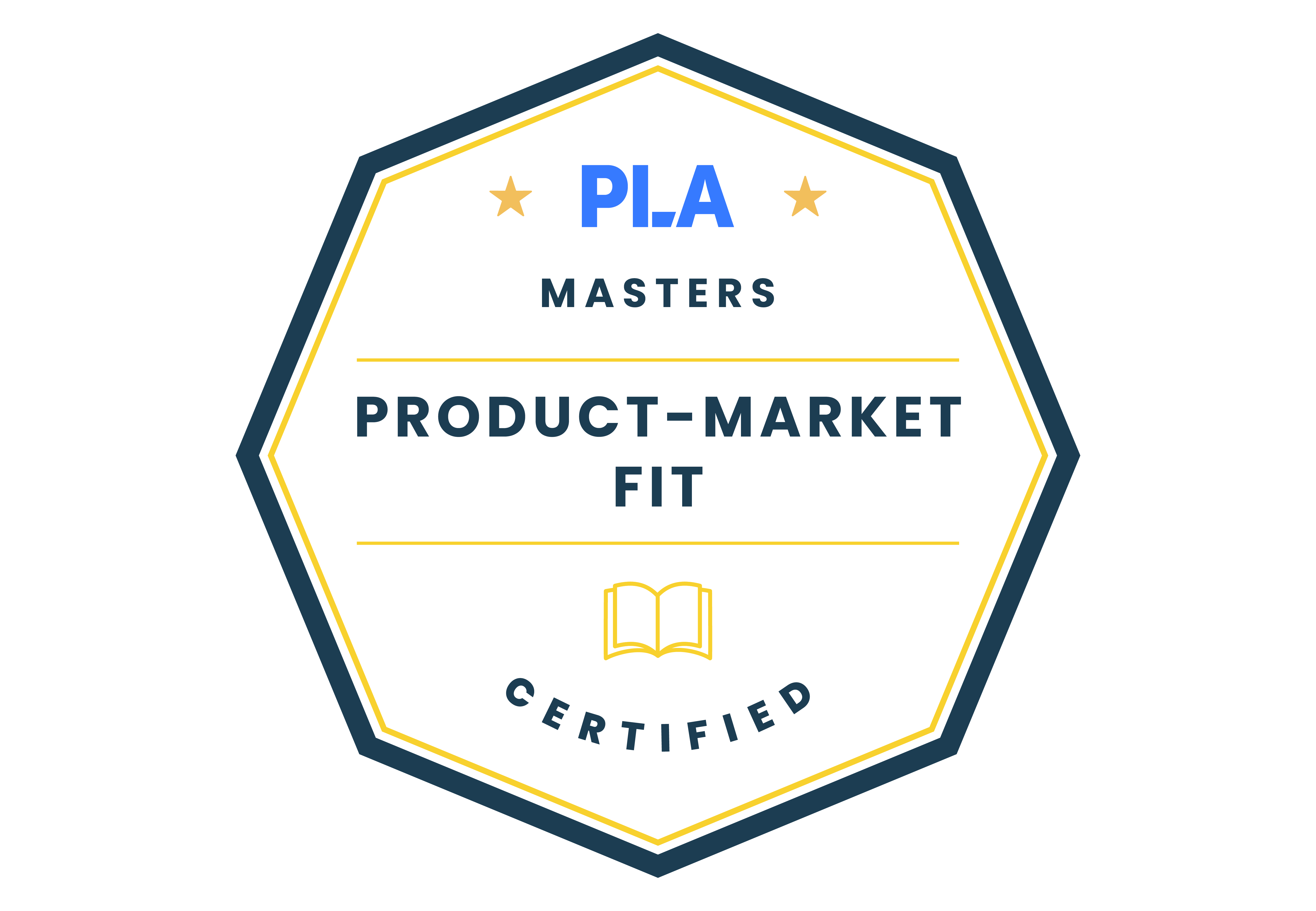 Product Market Fit Certified | Masters badge