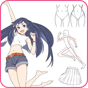 Drawing Anime and Manga Characters: Beginner to Intermediate Course