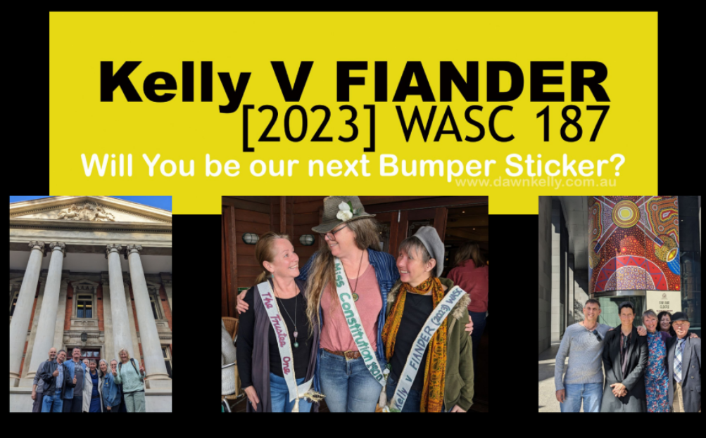 Kelly V Fiander [2023] WASC 187