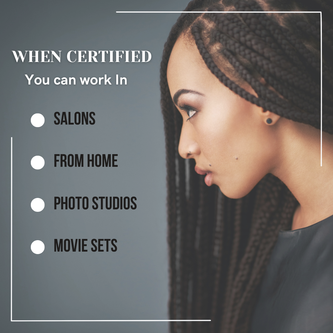 young woman with braids