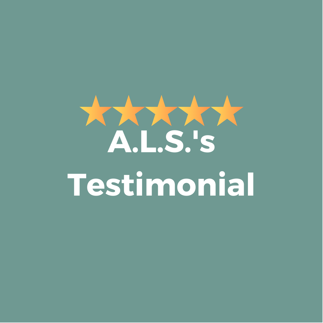 A. L. S.'s Testimonial