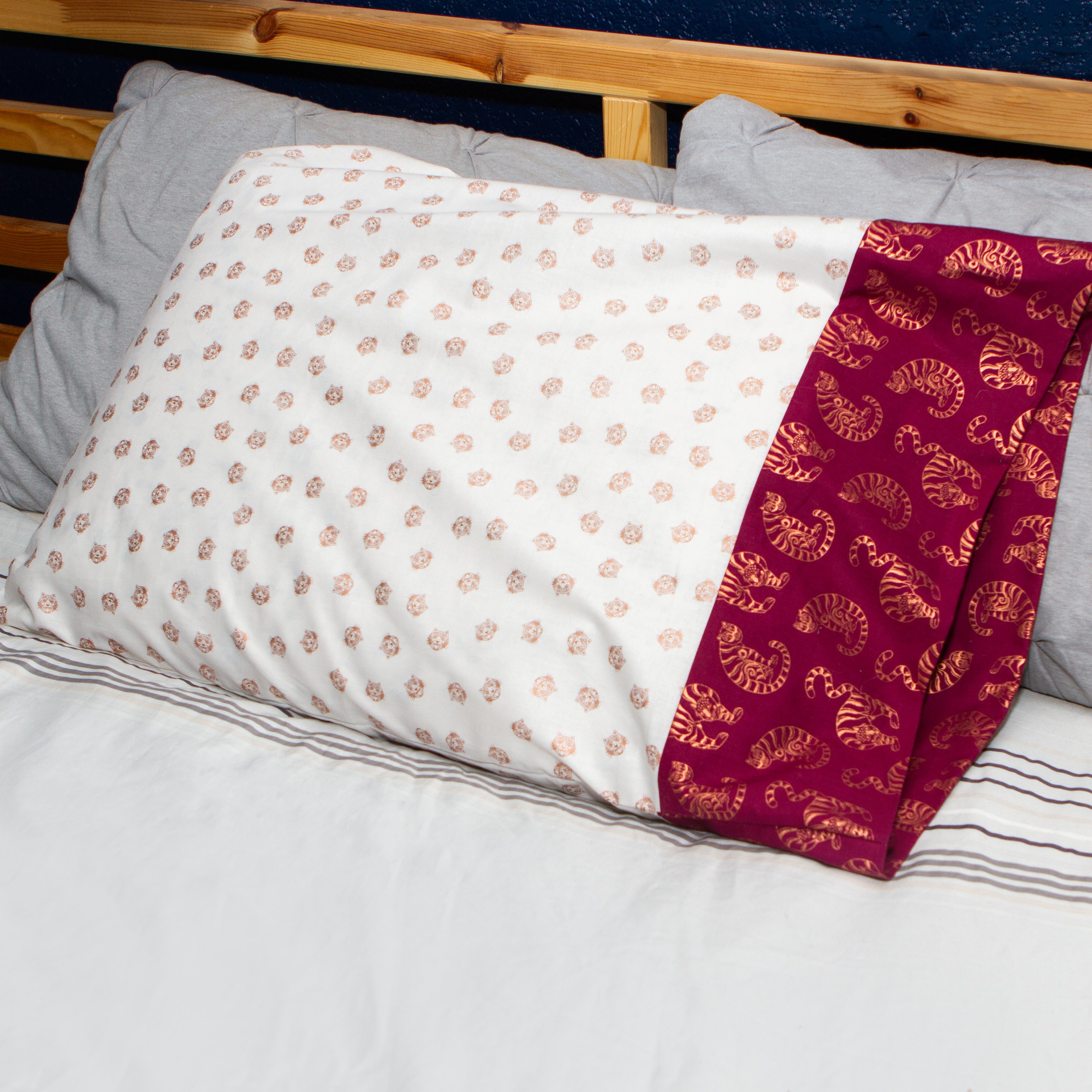 A photo of a pillowcase