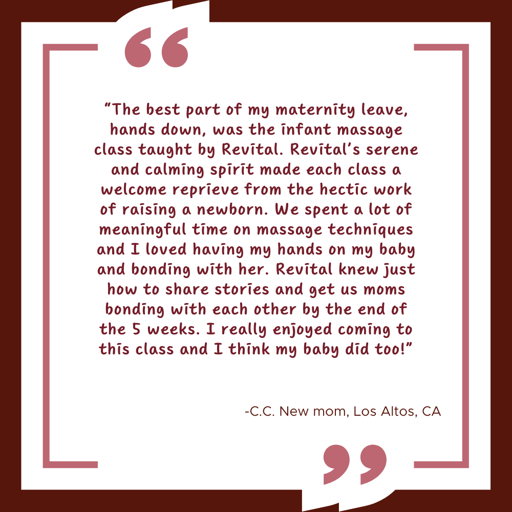 infant massage testimonial