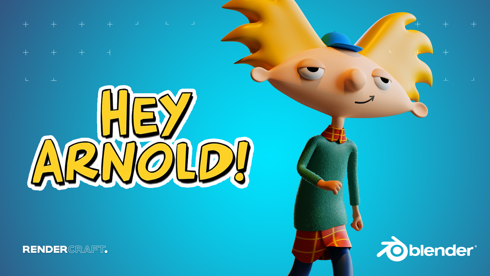 3D Arnold Character Blender Course