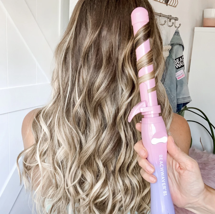 Pink Sunset Beachwaver