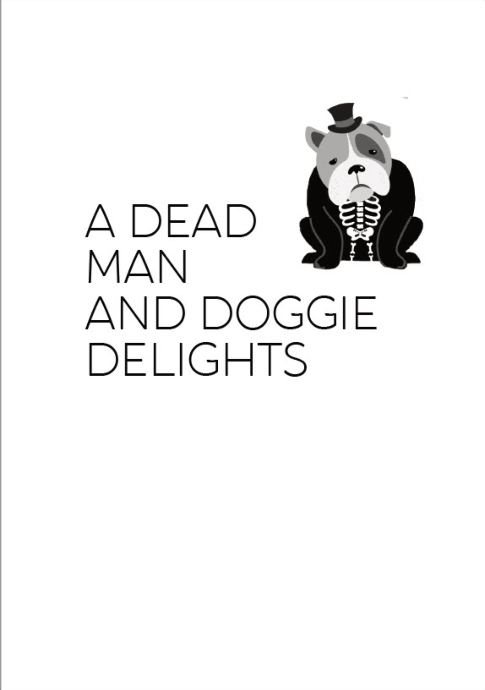 Title page with dog accent image