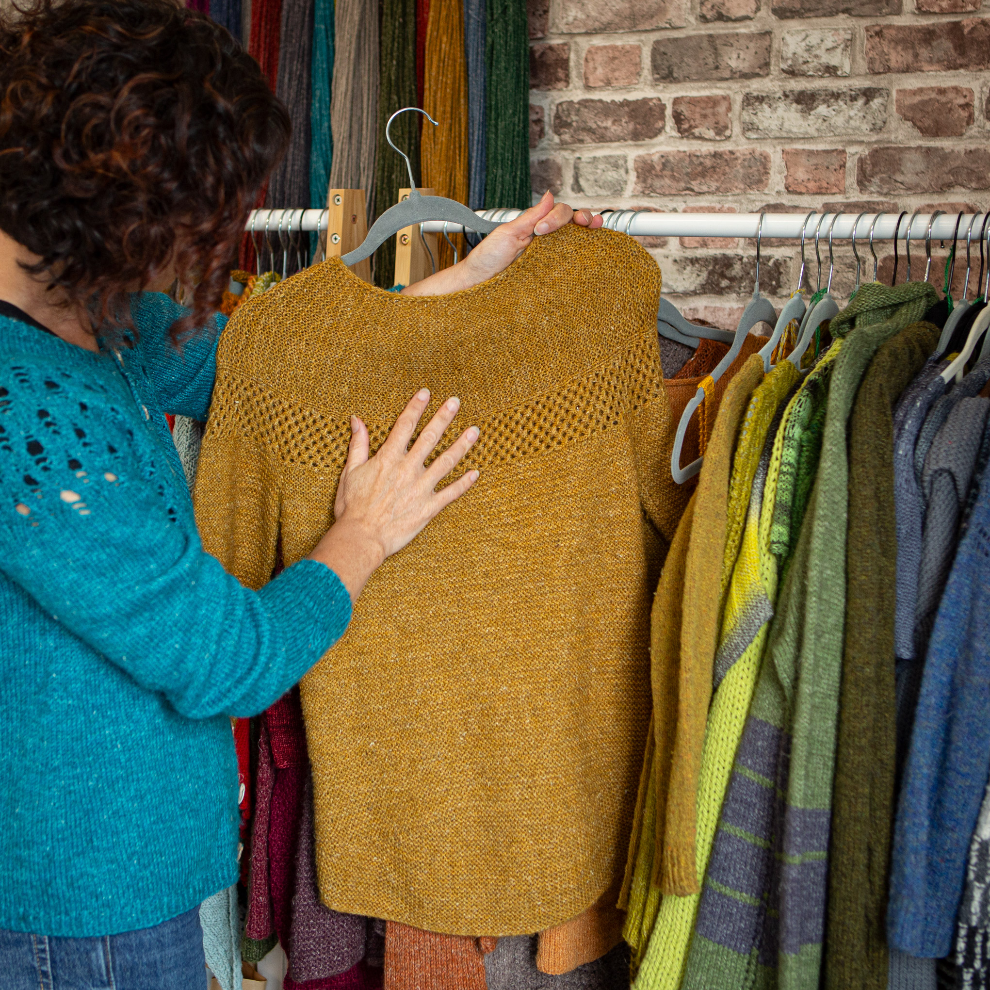 Carol Holding sweater