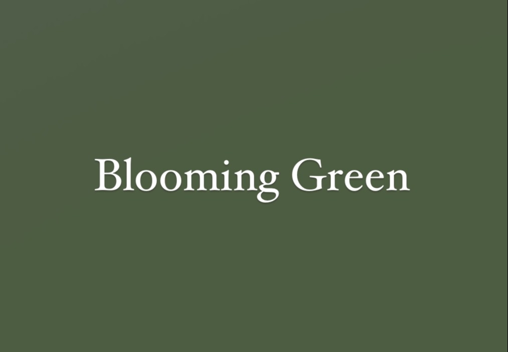 Why Blooming Green?