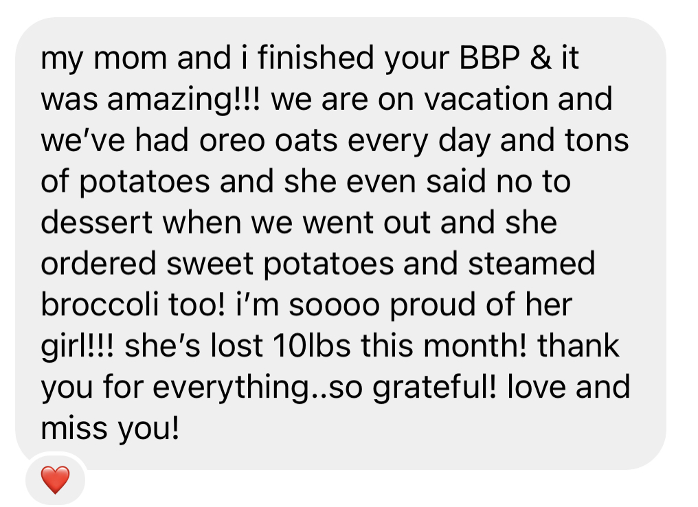 This Girl Audra - Testimonial: I have to just say how amazing I'm feeling right now. I'm already down three more pounds, so seven total in three weeks. My skin is clearing up so much. Everyone at work starting to notice and ask me what I'm doing and up to! Haha I have to say that doing this coaching with you is the best decision I've made in a long time. I'm so glad I'm taking care of myself now and I'm feeling so great.