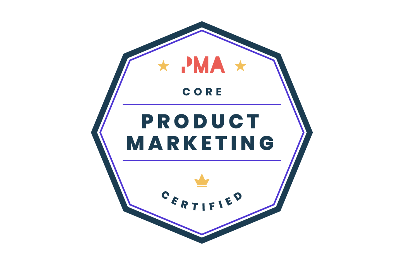 Product Marketing Certified: Core badge