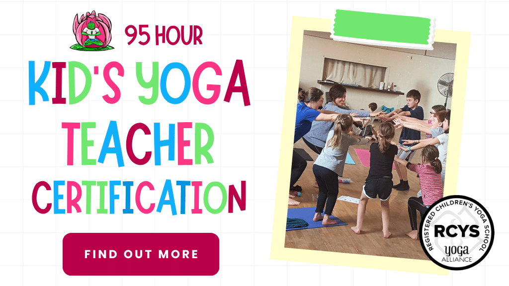 95 Hour childrens yoga teacher certificate bundle