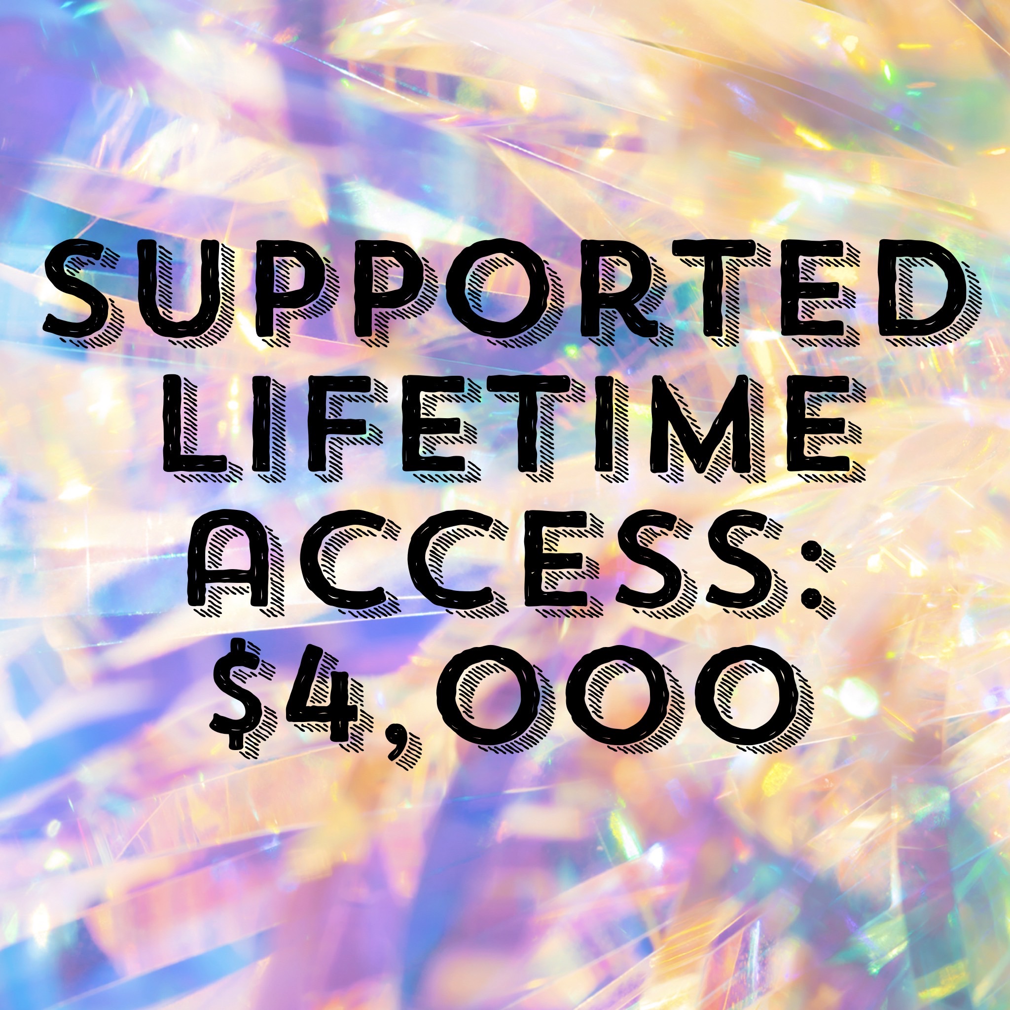 Supported Lifetime Access: $4,000