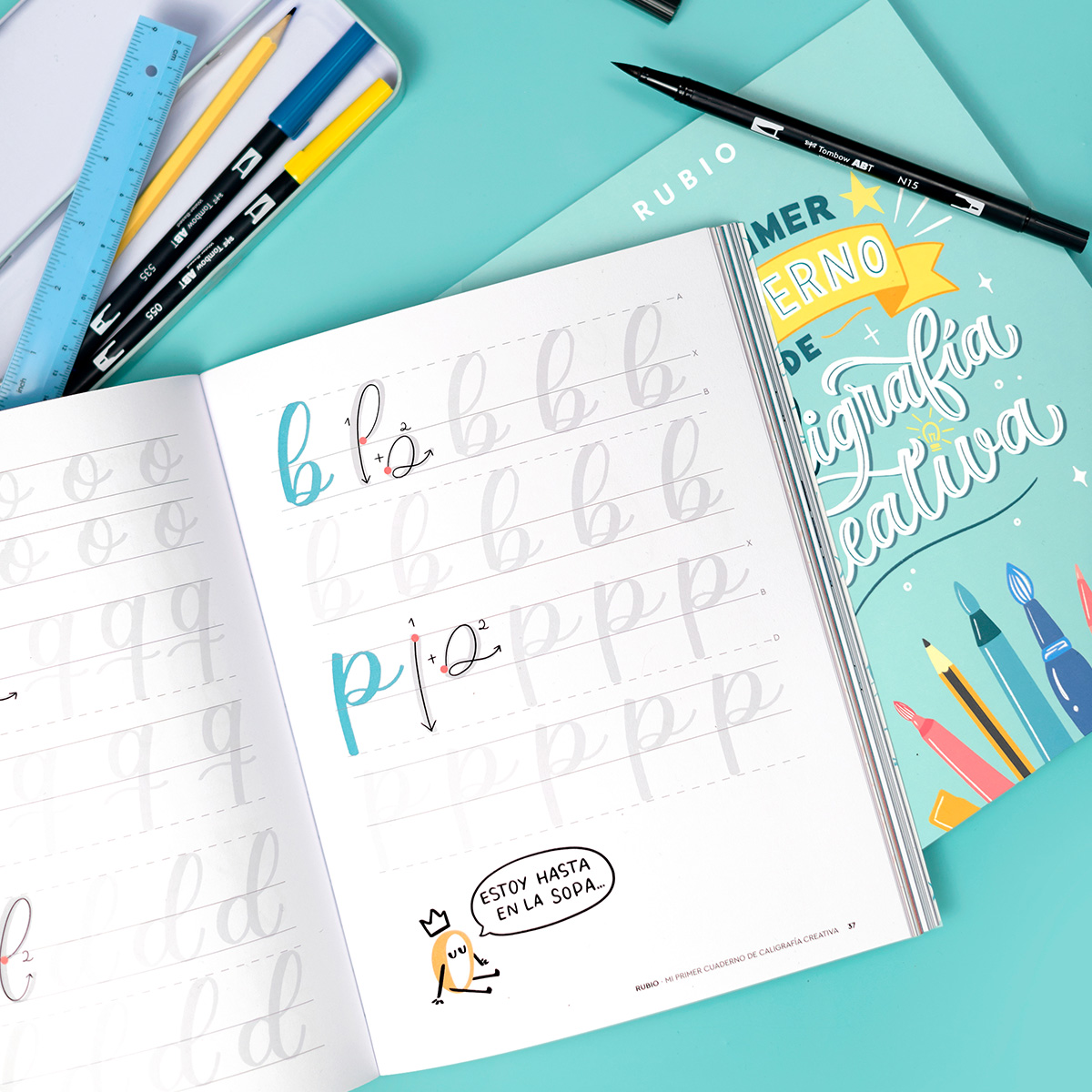 CUADERNO DE LETTERING RUBIO