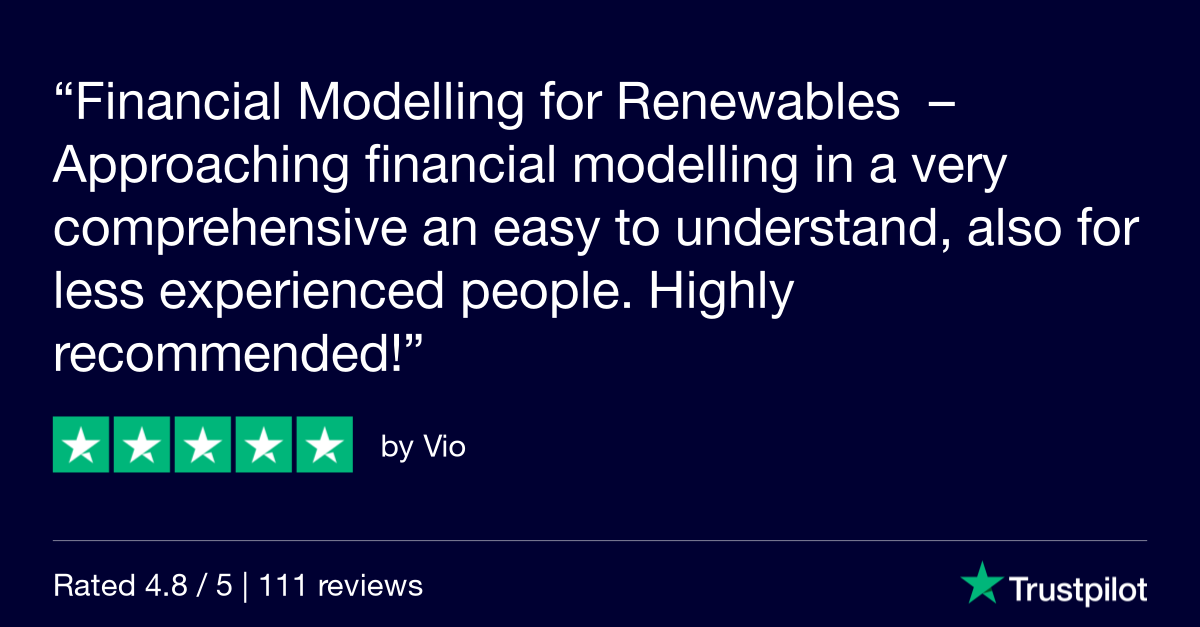 Project Finance Modeling For Renewable Energy Fmo Financial Model