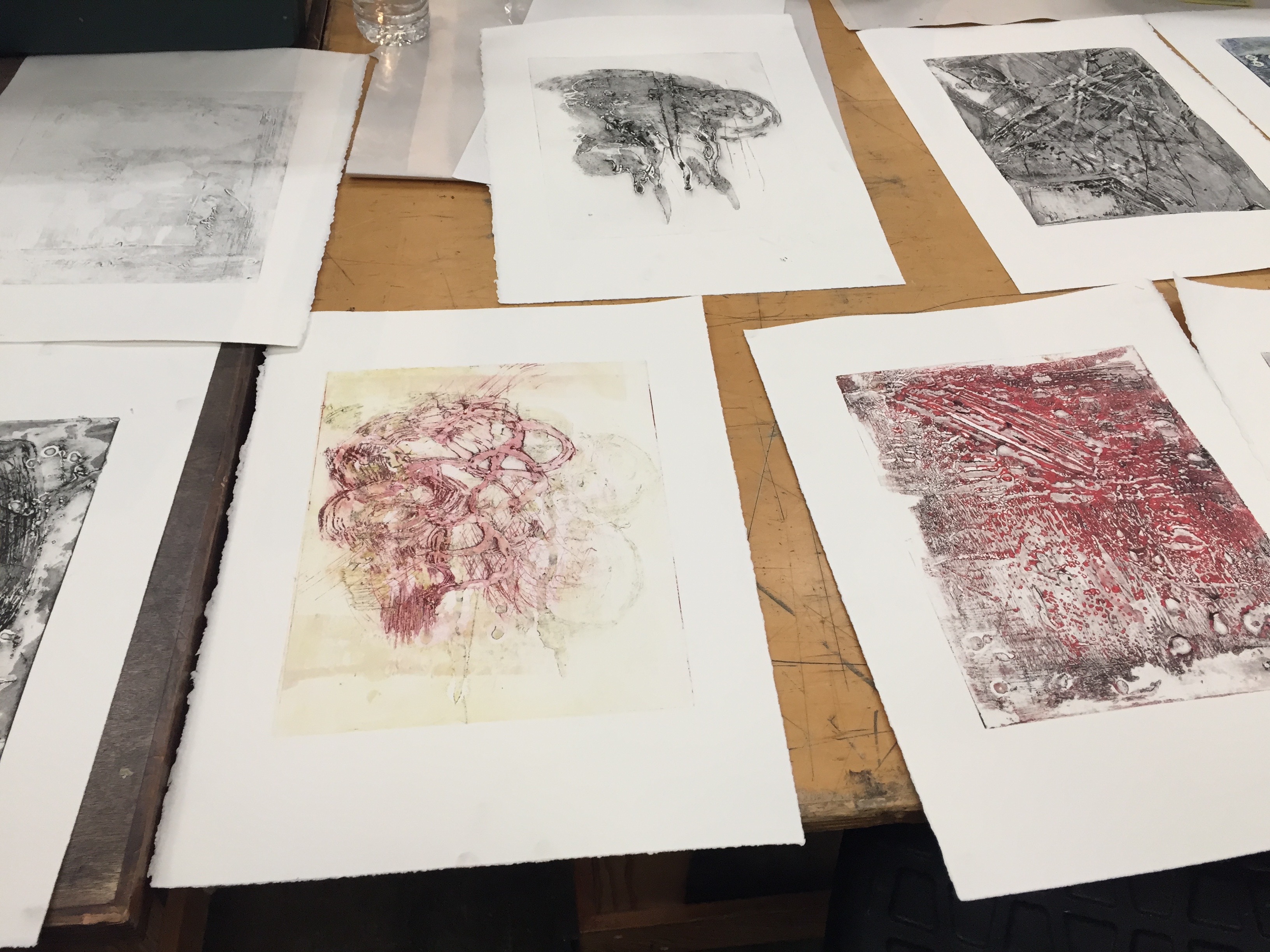 Discovery & Release: Mixed Media Printmaking Without a Press