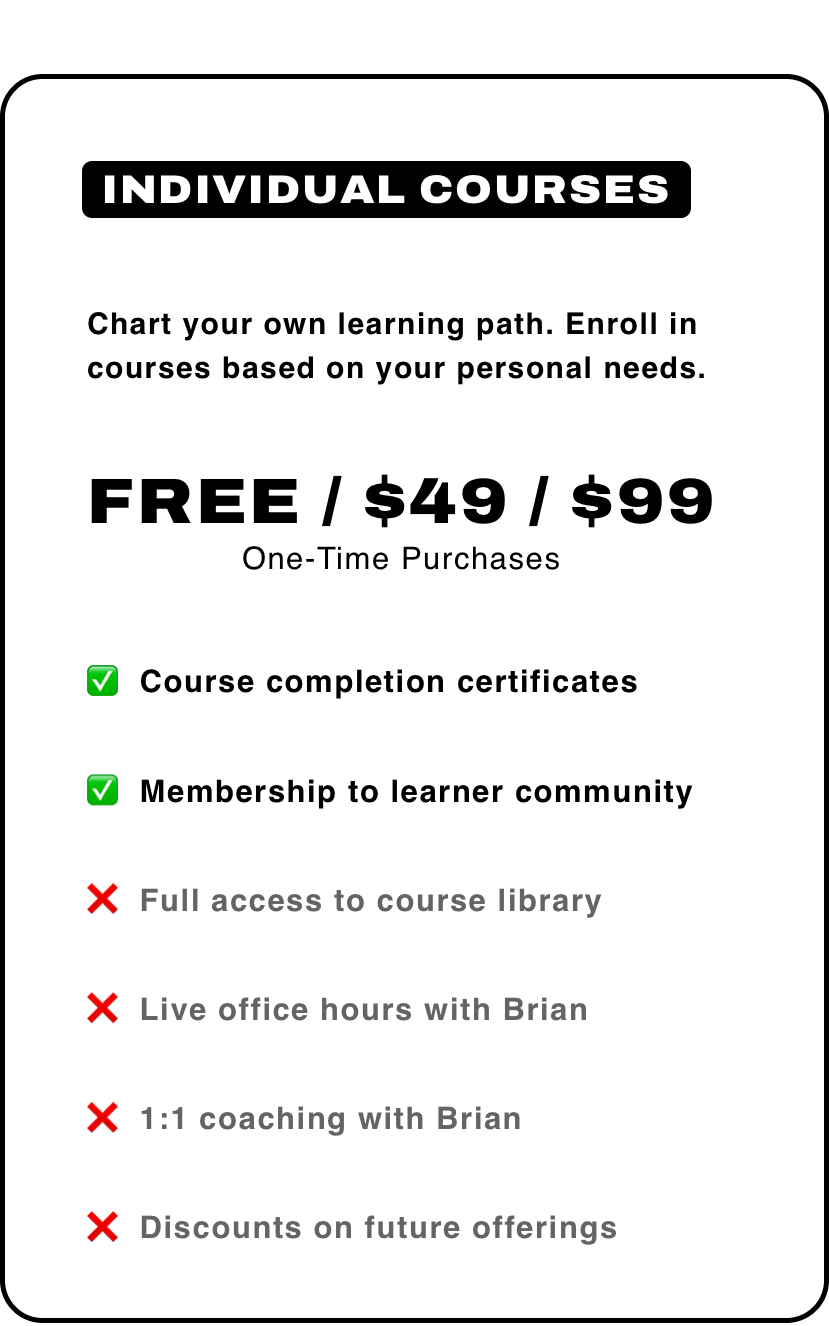 Individual Courses