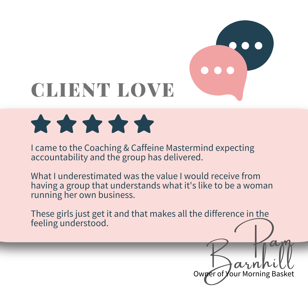 testimonial from Pam Barnhill