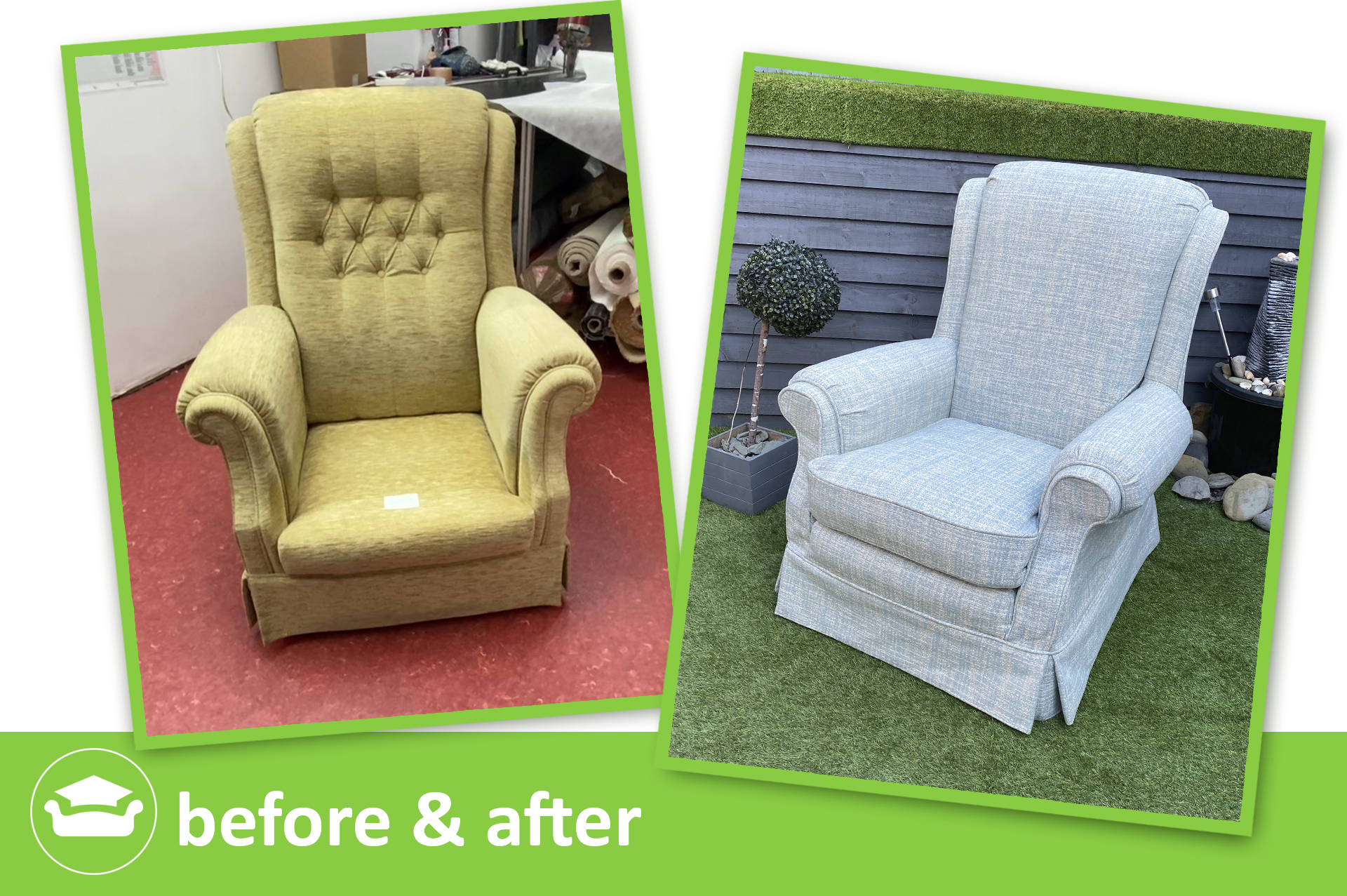 learn loose covers for a difficult wing chair