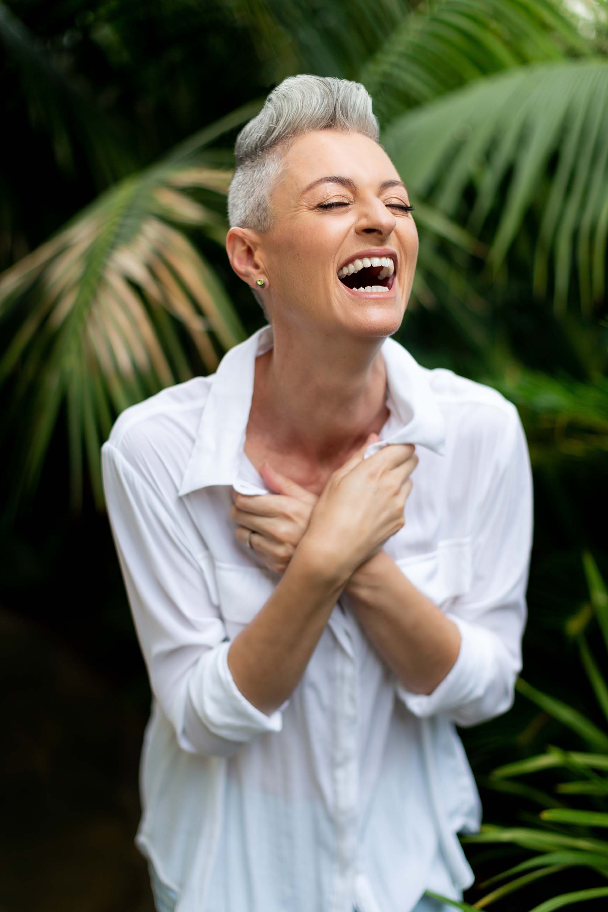 photo of Sally Wilson laughing