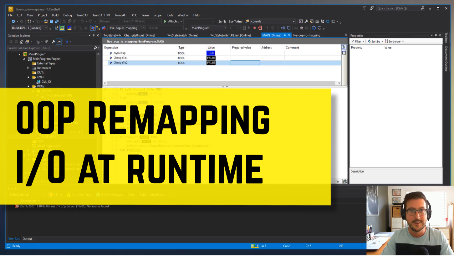 OOP - Remapping I/O at runtime