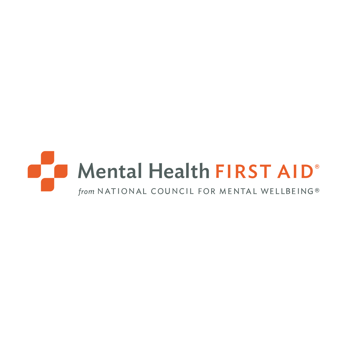 Mental Health First Aid logo from the National Council fo Mental Wellbeing