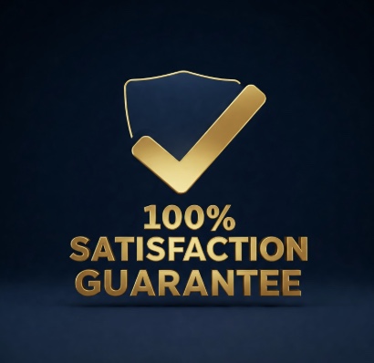 Our 100% Satisfaction Guarantee.