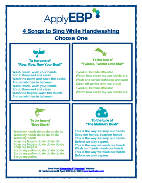 4 Songs for Handwashing