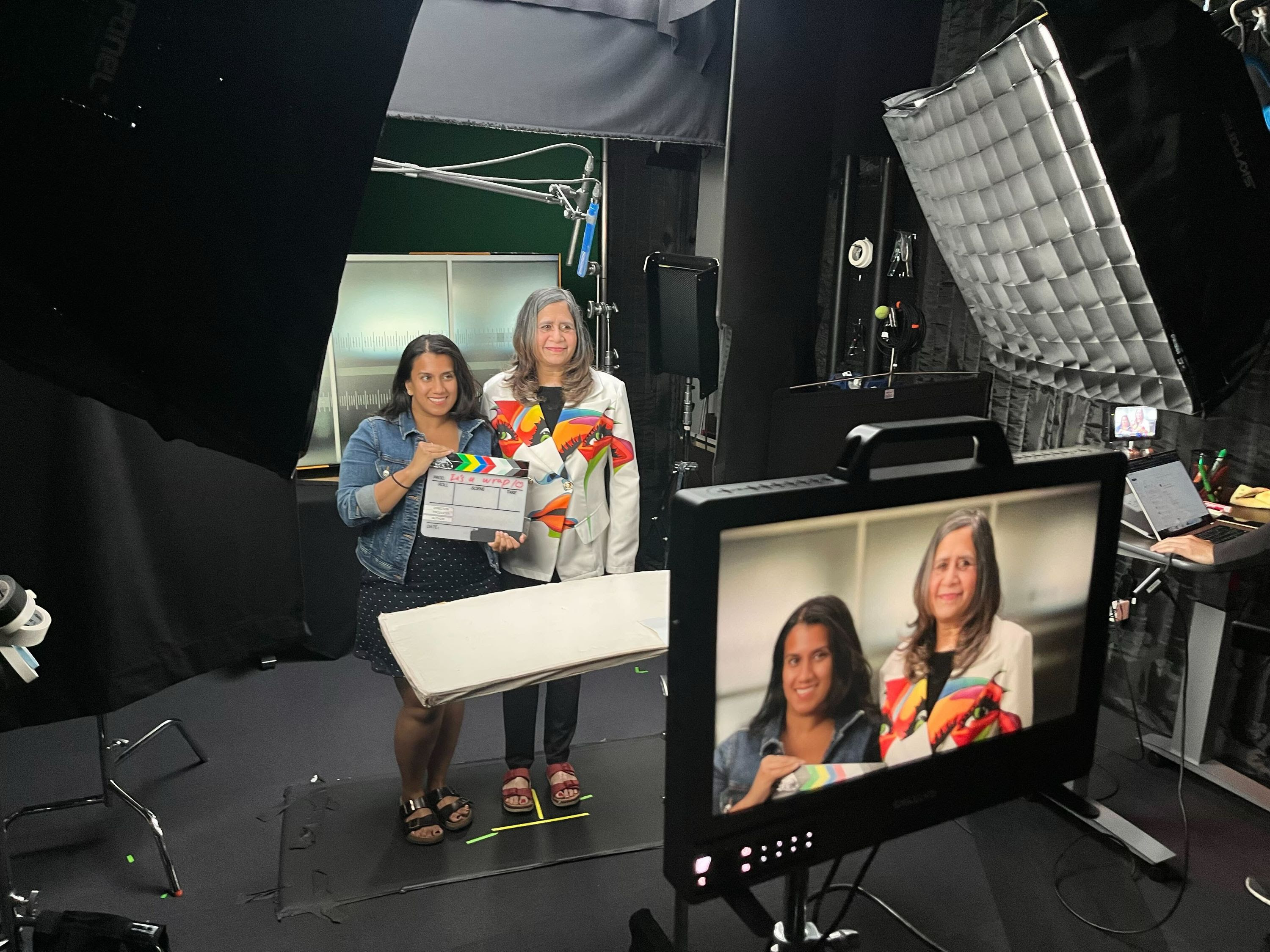 Sudha Jamthe at LinkedIn Learning Studios