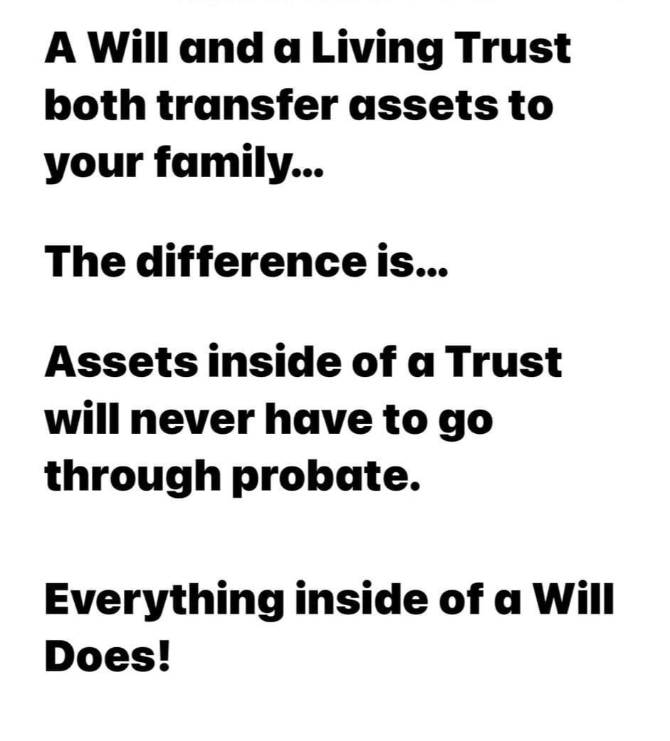 Without Having A Trust Set Up And ade The Beneficiaries Over All Your Assets Your Family And Estate Will Be Dragged Into Probate Court To Figure Out How To Dispose Your Assets While That Take Half Because They Had To Intervene And Do Something You Werent Responsible Enough To Do