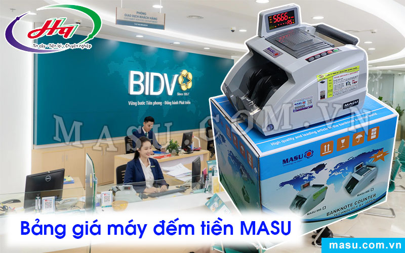 Bảng giá máy đếm tiền MASU