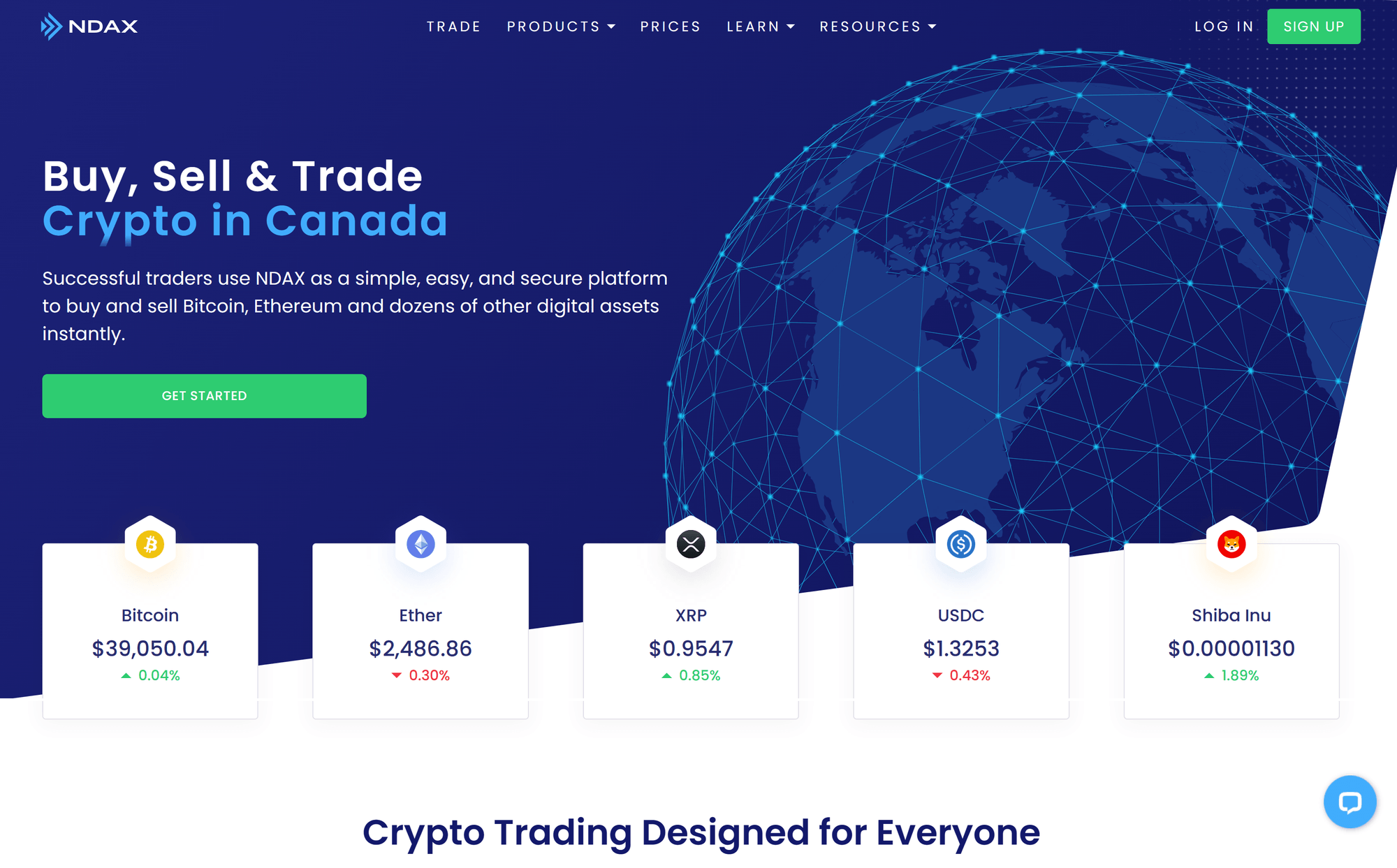 Login ndax account