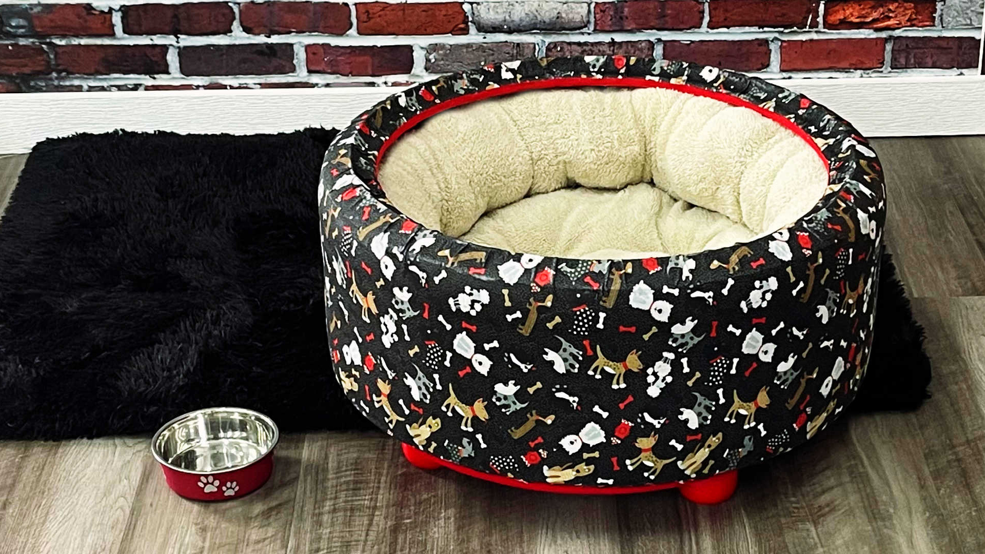 dog bed from tire upcycling tires