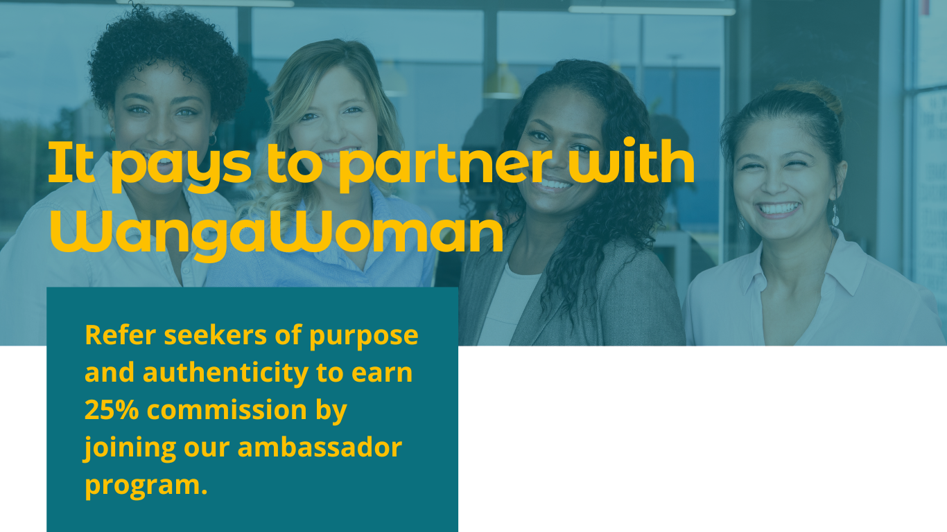 WangaWoman ambassador referral program - Brand authenticity courses and professional development workshops