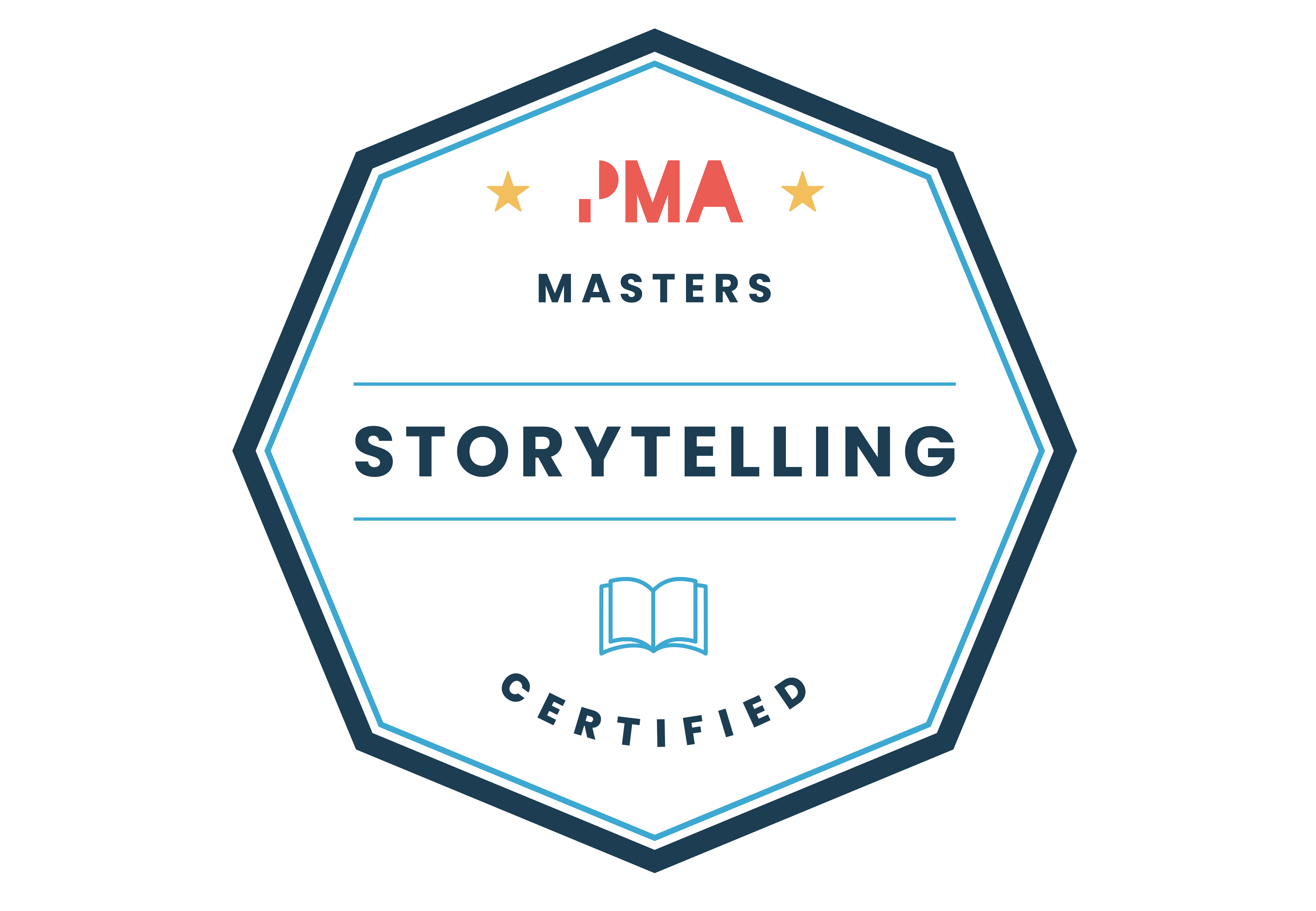 Storytelling Certified | Masters badge