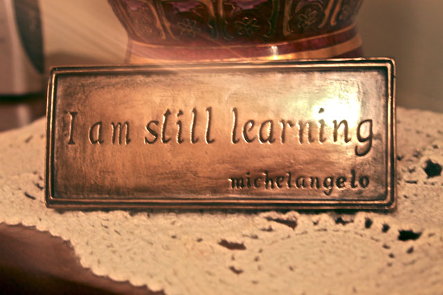 pic text that says I am still Learning