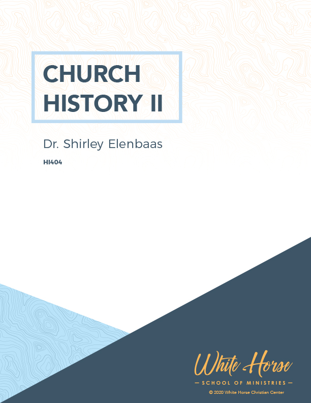 Church History II - Course Cover