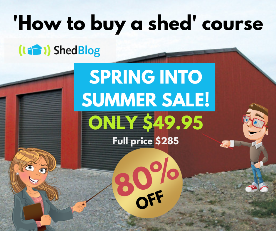 how to buy a steel shed online course 