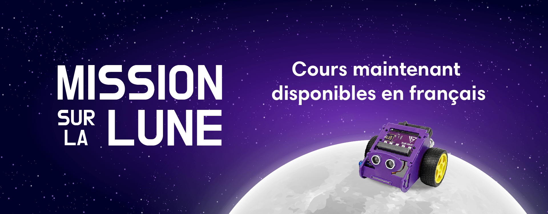 Mission sur la Lune - Cours de français  à venir en Avril 2023