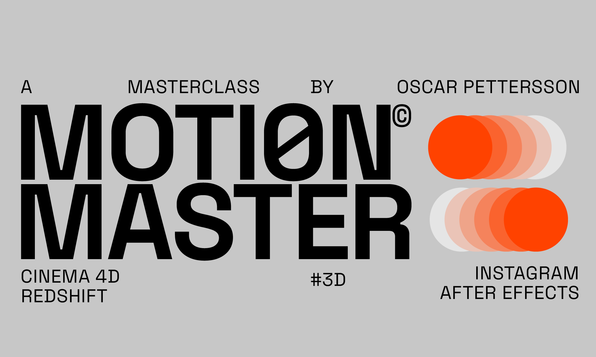 3D animation masterclass Oscar Pettersson