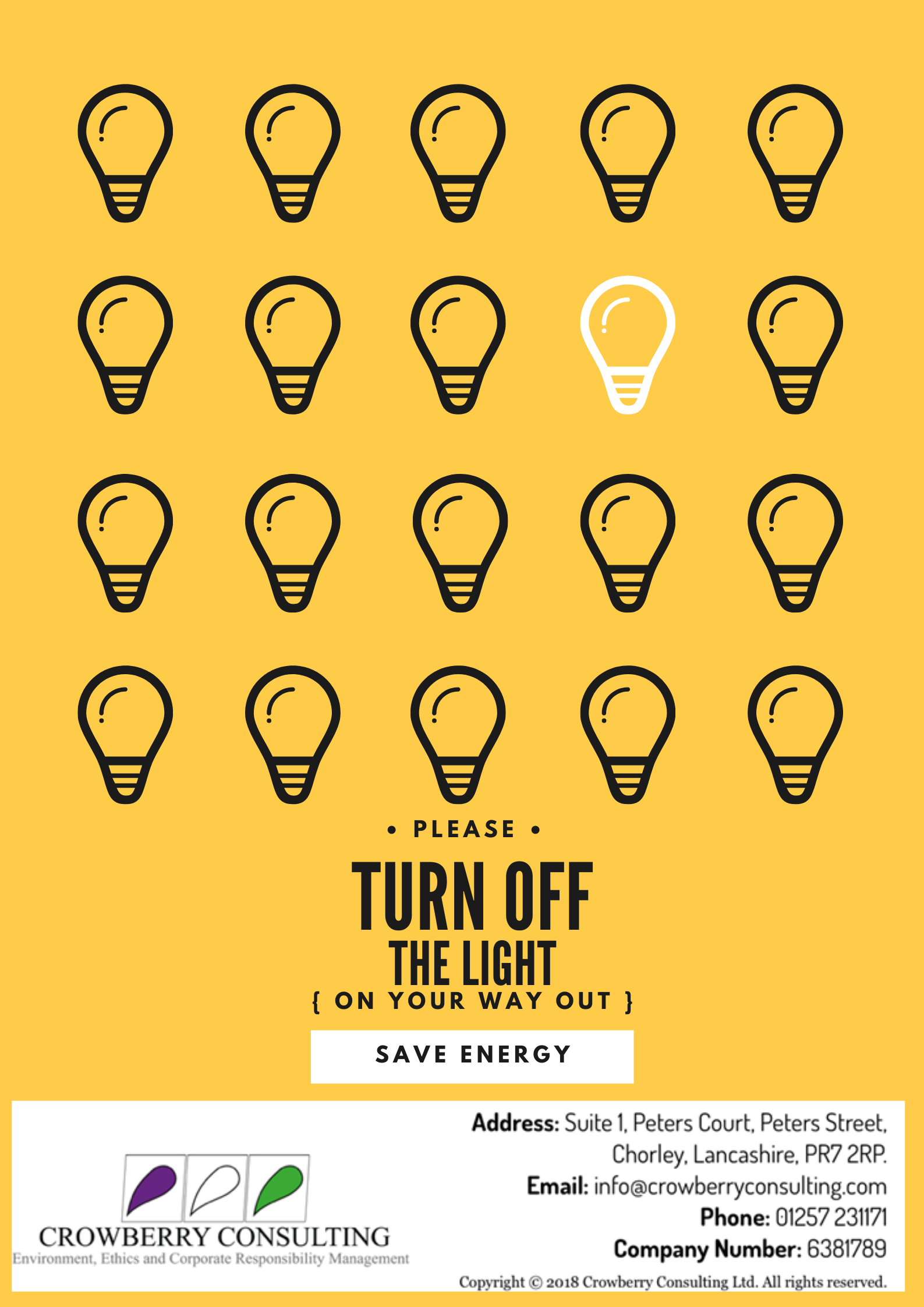 Save energy