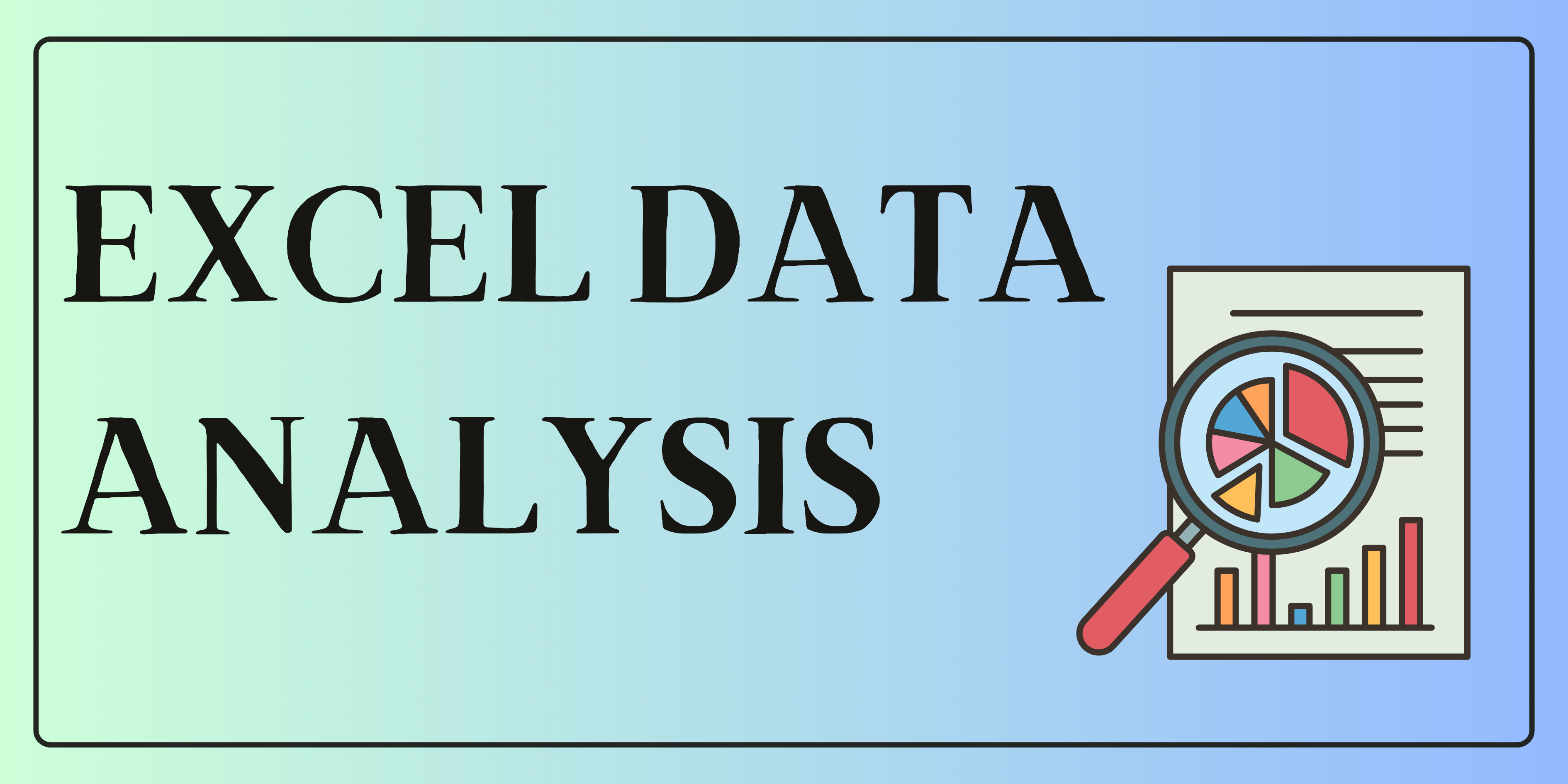Excel Data Analysis
