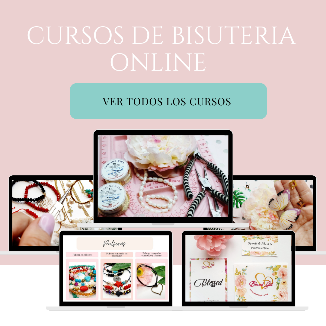 Academia de biusteria cursos online para aprender a diseñar accesorios, diferentes, unicos y con proposito