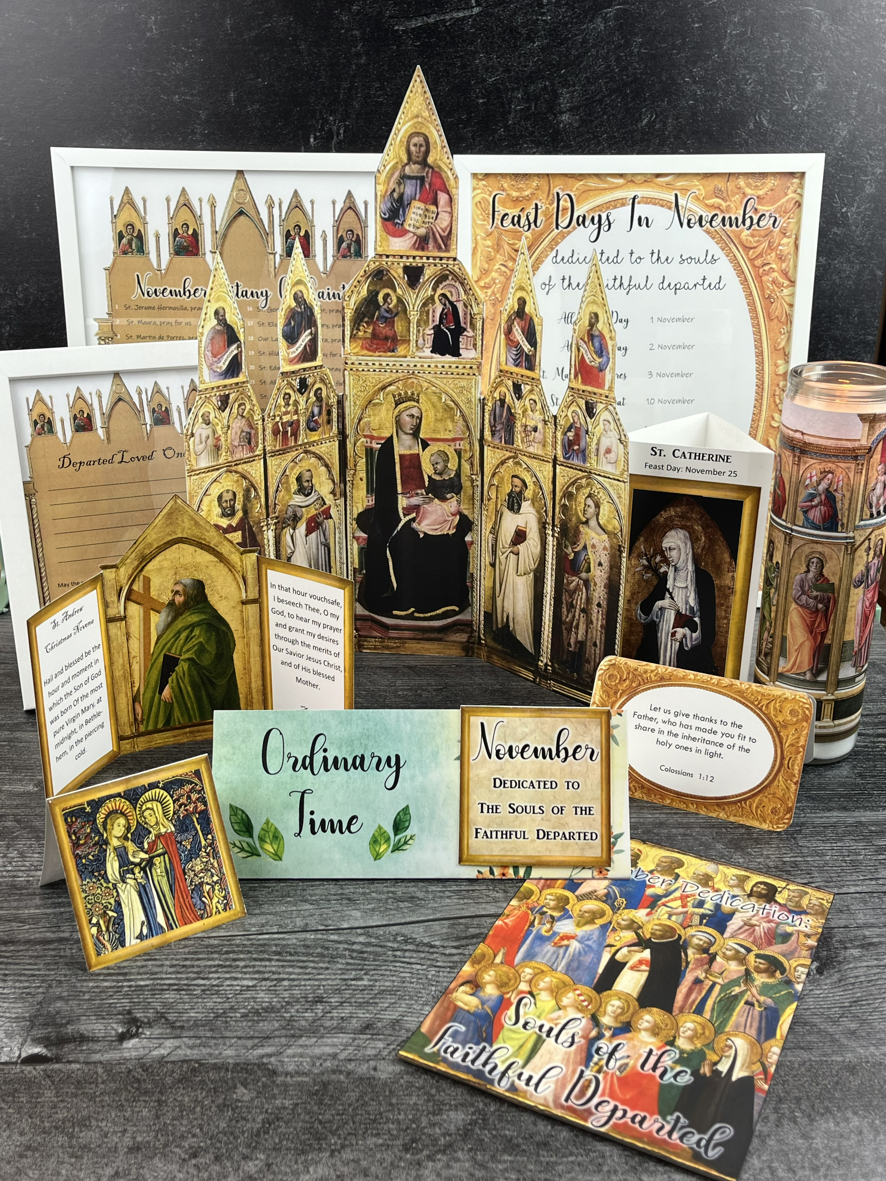November Home Altar Printables